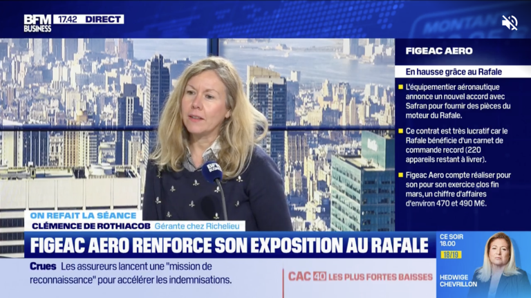 BFM BUSINESS – On refait la séance : « Accor au plus haut, Figeac porté par le Rafale »