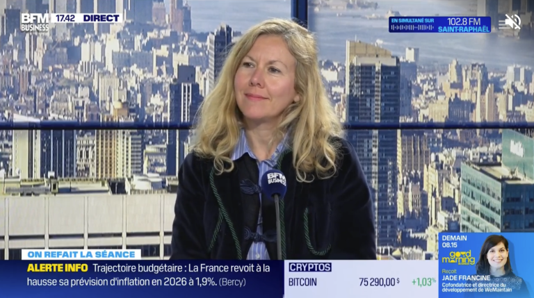 Photo Illustration Interview BFM Business Clémence de Rothiacob